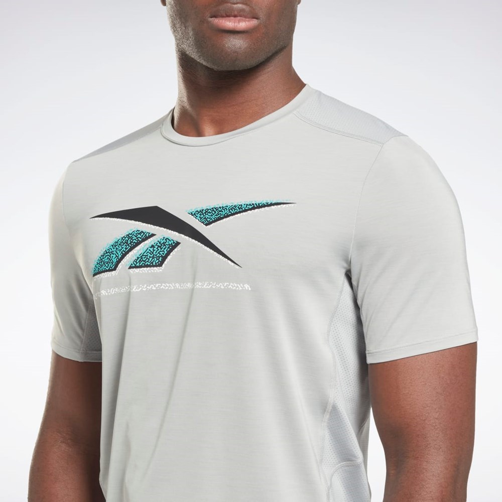 Reebok ACTIVCHILL Grafisk Athlete T-Shirt Grå | SNL283540