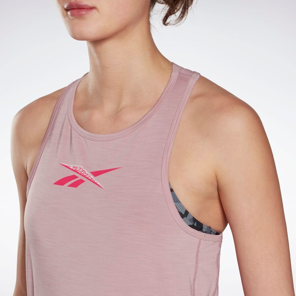 Reebok ACTIVCHILL Grafisk Tank Top Infused Lilac | UFC230598