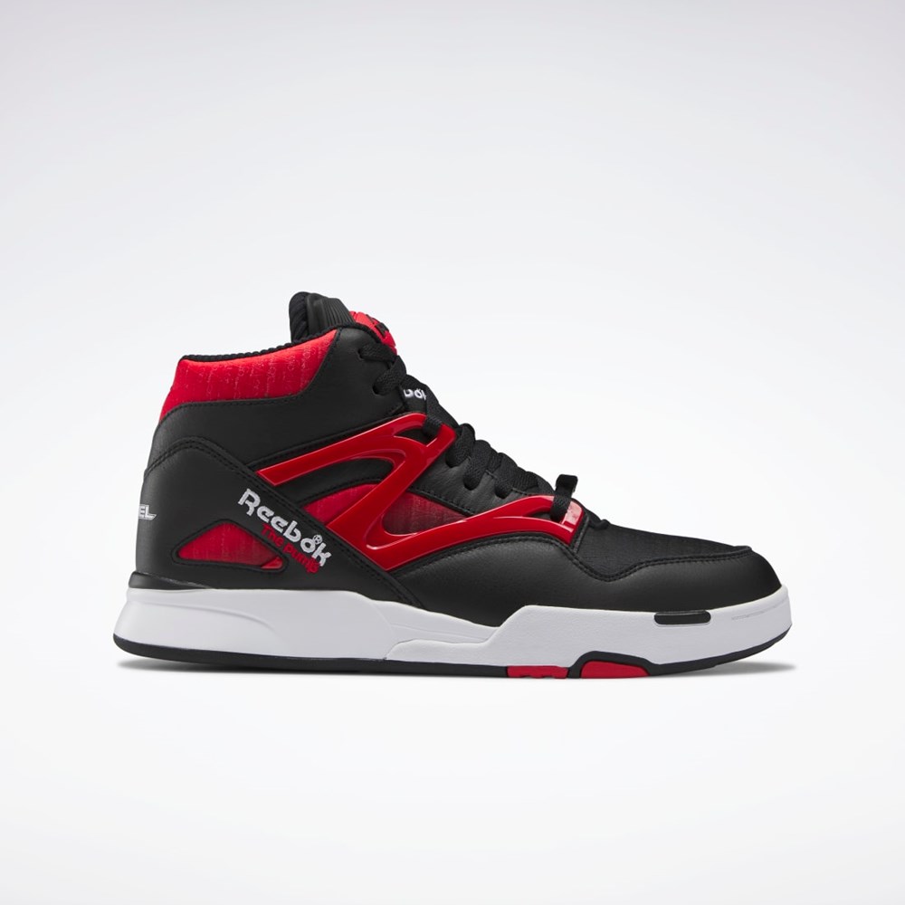 Reebok Anuel Pump Omni Zone II Basketball Shoes Sort Rød Hvide | HUW974853