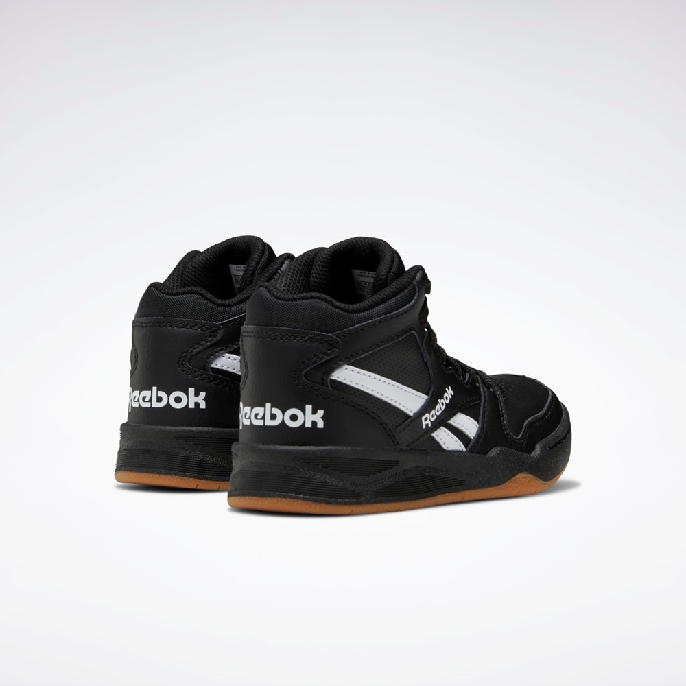 Reebok BB 4500 Court Shoes - Preschool Sort Sort Hvide | QAG850239