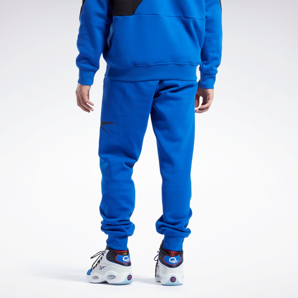 Reebok Basketball Vector Fleece Joggers Blå | XHM012854