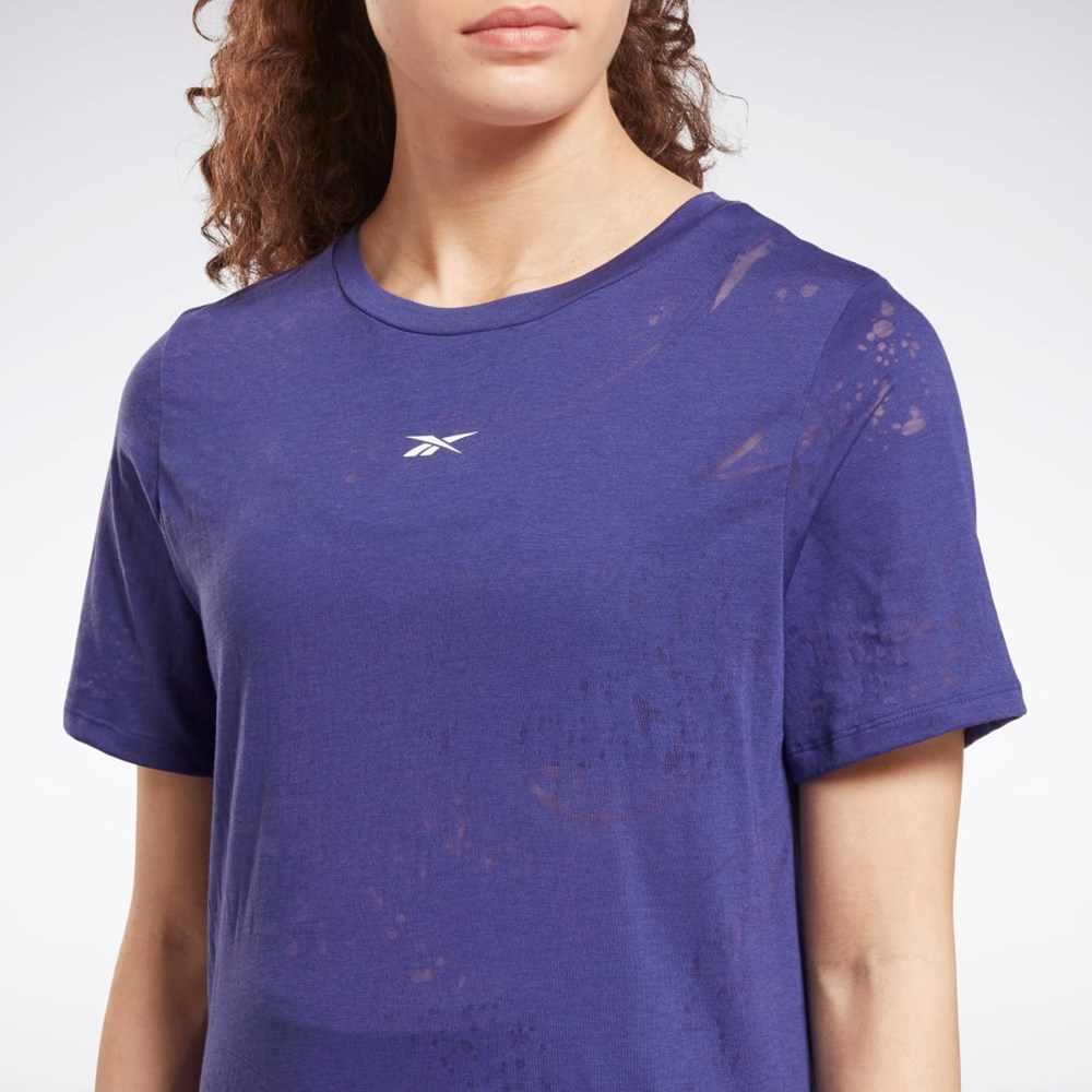 Reebok Burnout T-Shirt Lilla | ERT843057