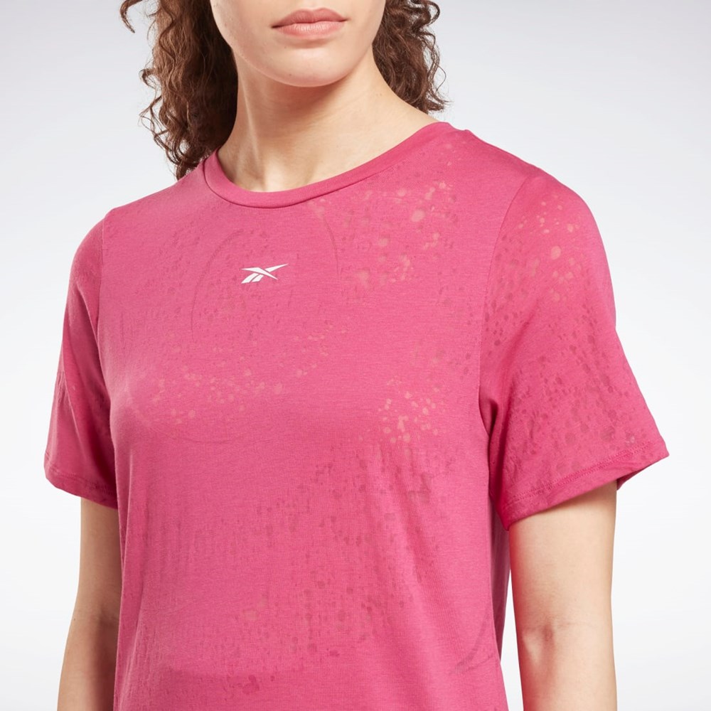 Reebok Burnout T-Shirt Lyserød | URX041275