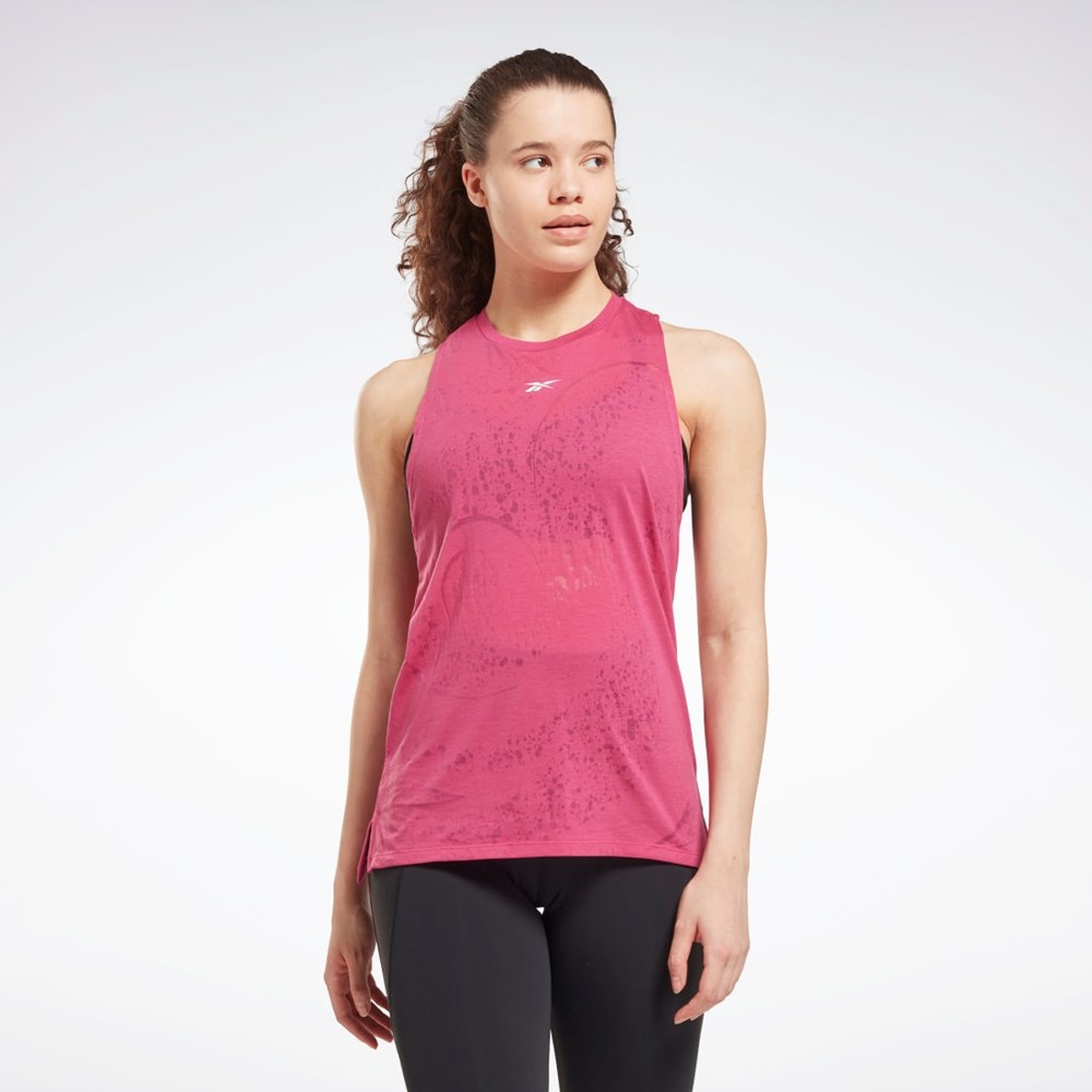 Reebok Burnout Tank Top Lyserød | NHT128047