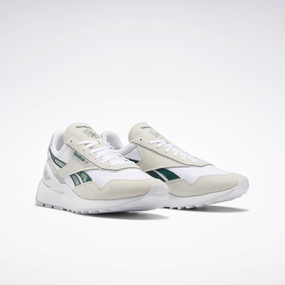 Reebok Classic Leather Legacy AZ Shoes Hvide Mørkegrøn Grå | NOE459726