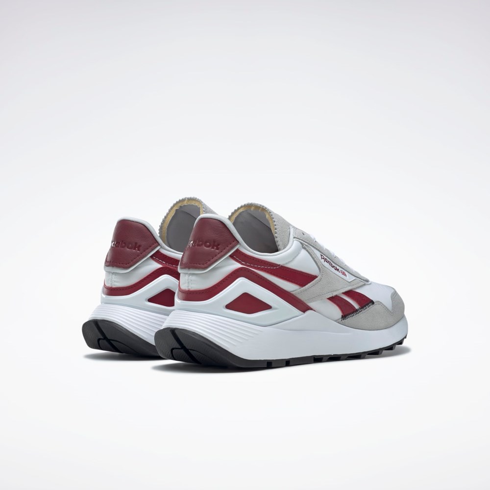 Reebok Classic Leather Legacy AZ Shoes Hvide Grå Bordeaux | WNL732894