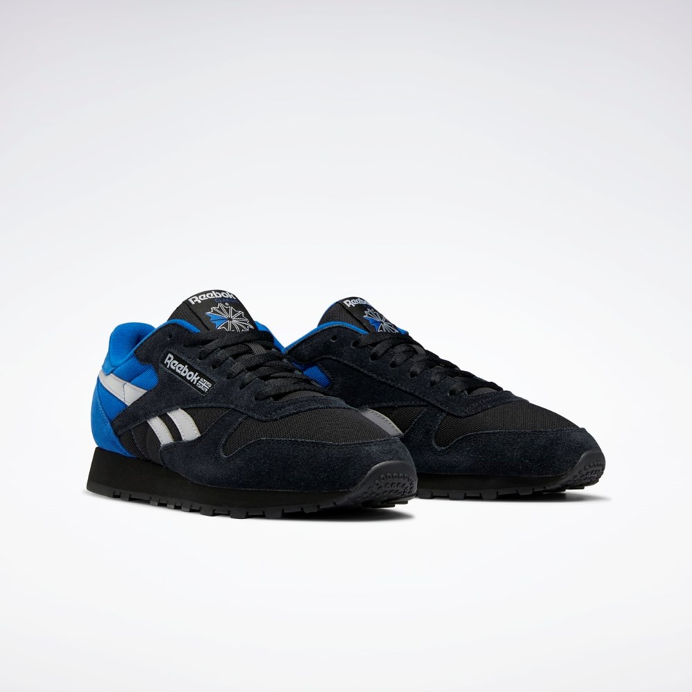 Reebok Classic Leather Make It Yours Shoes Sort Grå Blå | CZM576913