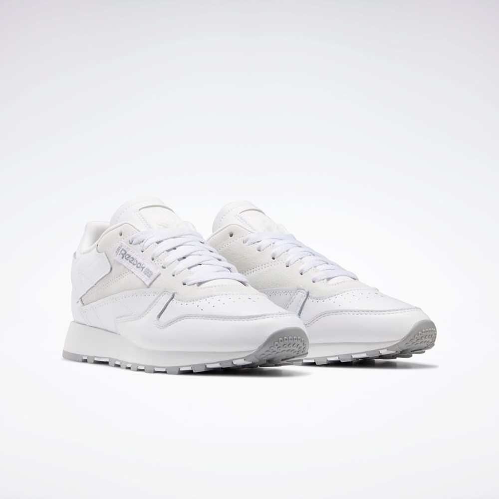 Reebok Classic Leather Make It Yours Shoes Hvide Grå | HYE813745