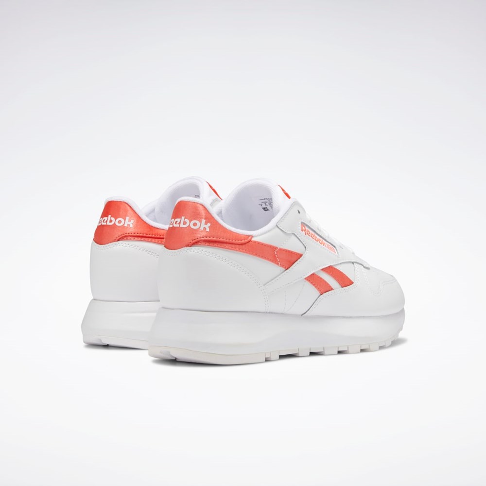 Reebok Classic Leather SP Shoes Hvide Hvide Orange | QPI283546