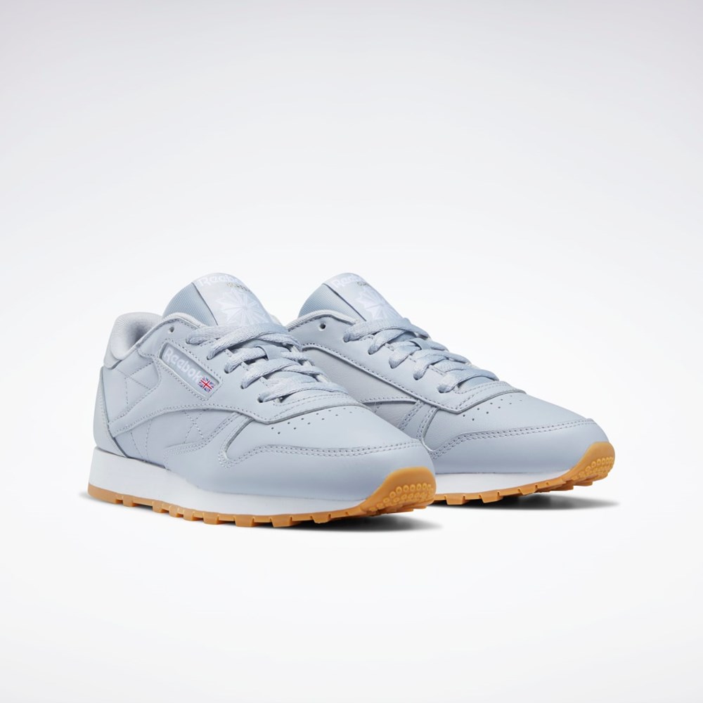 Reebok Classic Leather Shoes Grå Grå Hvide | WTJ675423