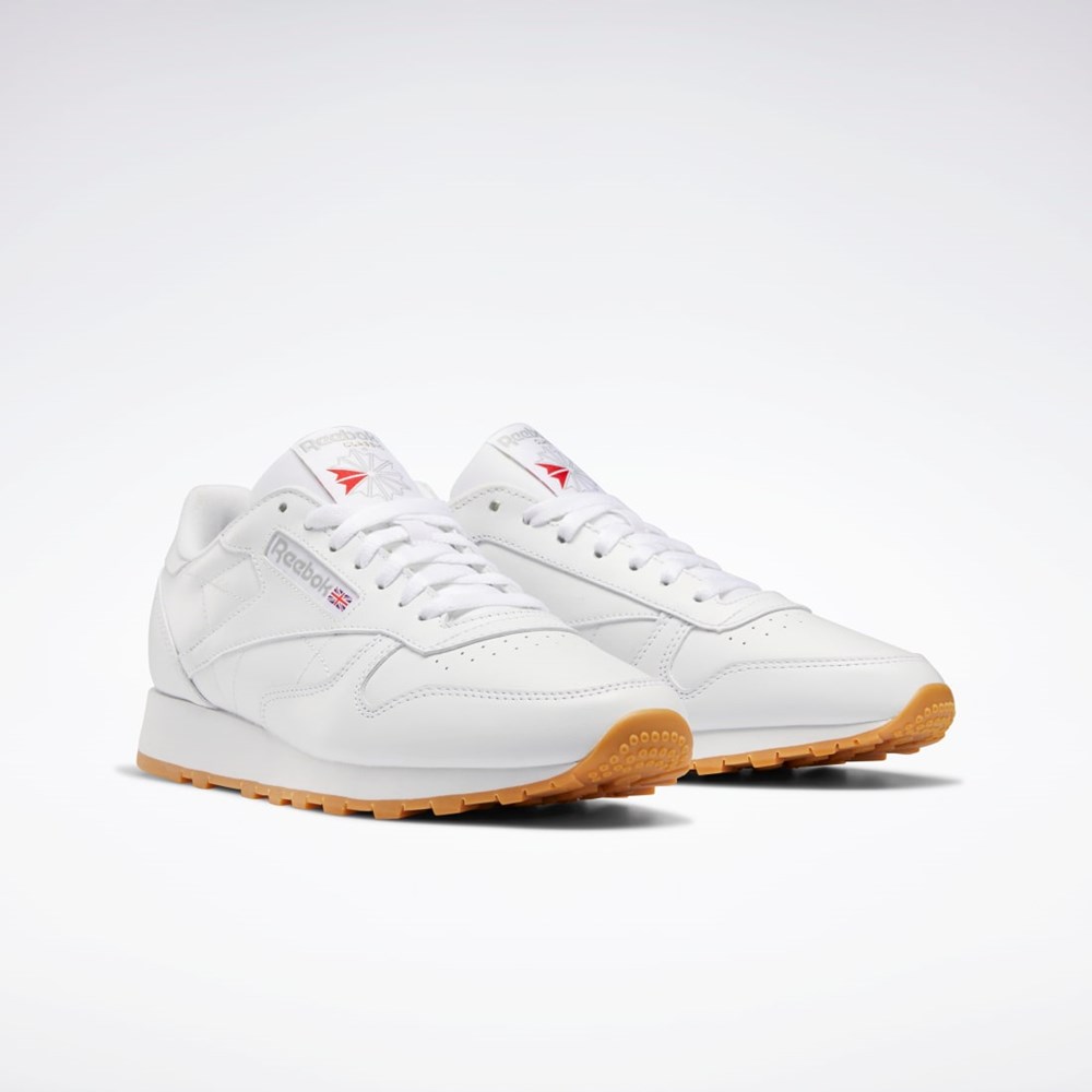 Reebok Classic Leather Shoes Hvide Grå | CJY712509