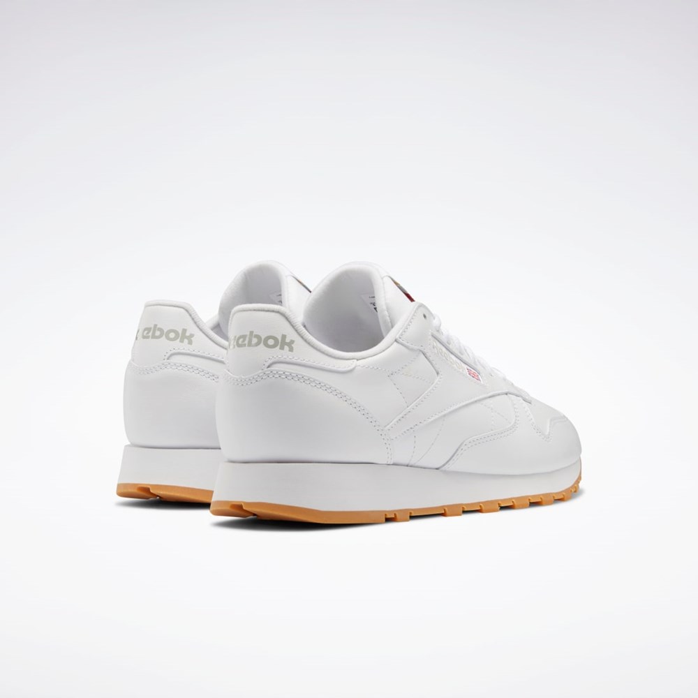 Reebok Classic Leather Shoes Hvide Grå | CJY712509