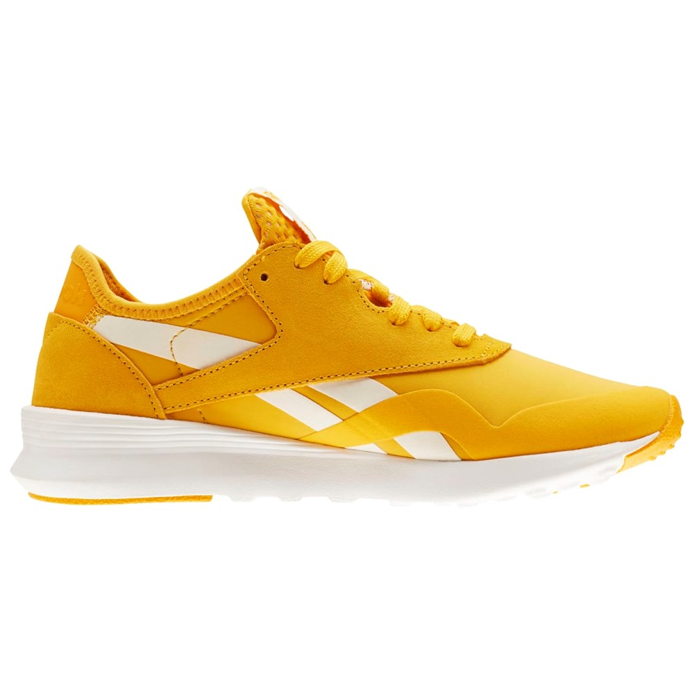 Reebok Classic Nylon Shoes Guld Hvide | YJZ290368