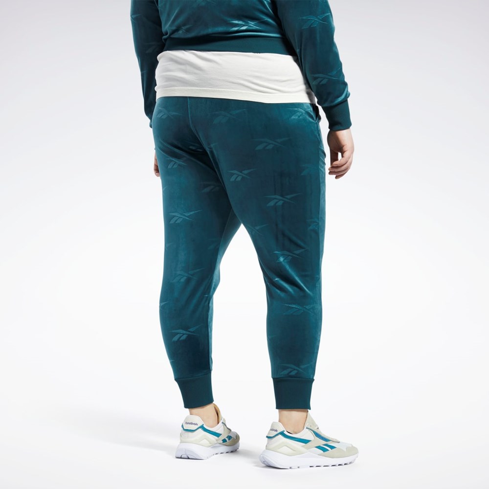 Reebok Classics Energy Q4 Velour Pants (Plus Size) Grøn | TKU209156