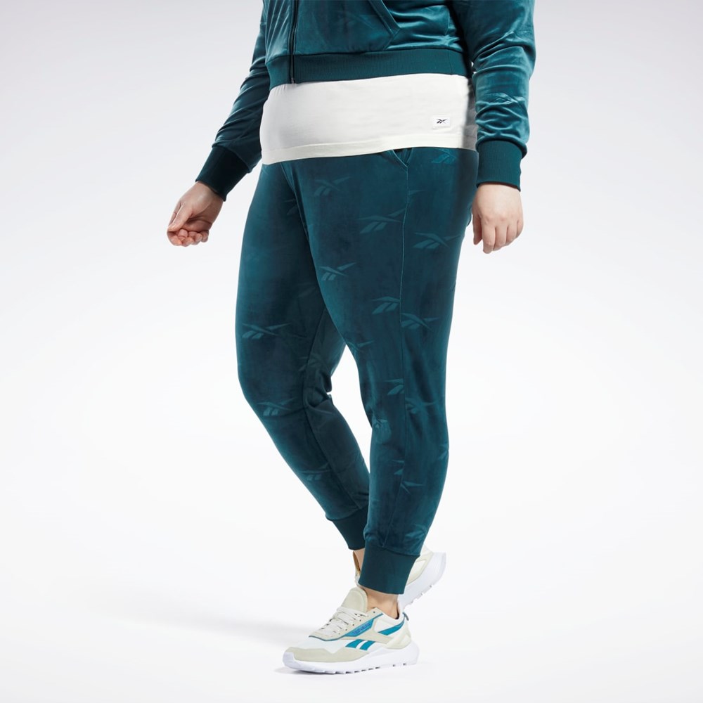 Reebok Classics Energy Q4 Velour Pants (Plus Size) Grøn | TKU209156