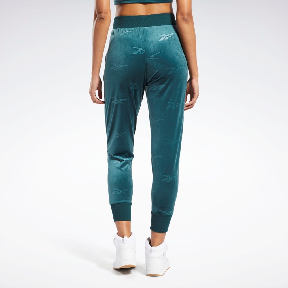 Reebok Classics Energy Q4 Velour Pants Grøn | KJV428901