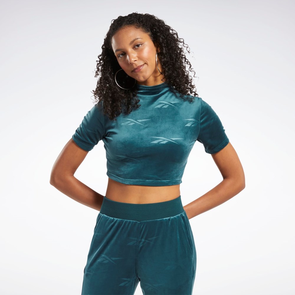 Reebok Classics Energy Tight Top Grøn | OLF961527