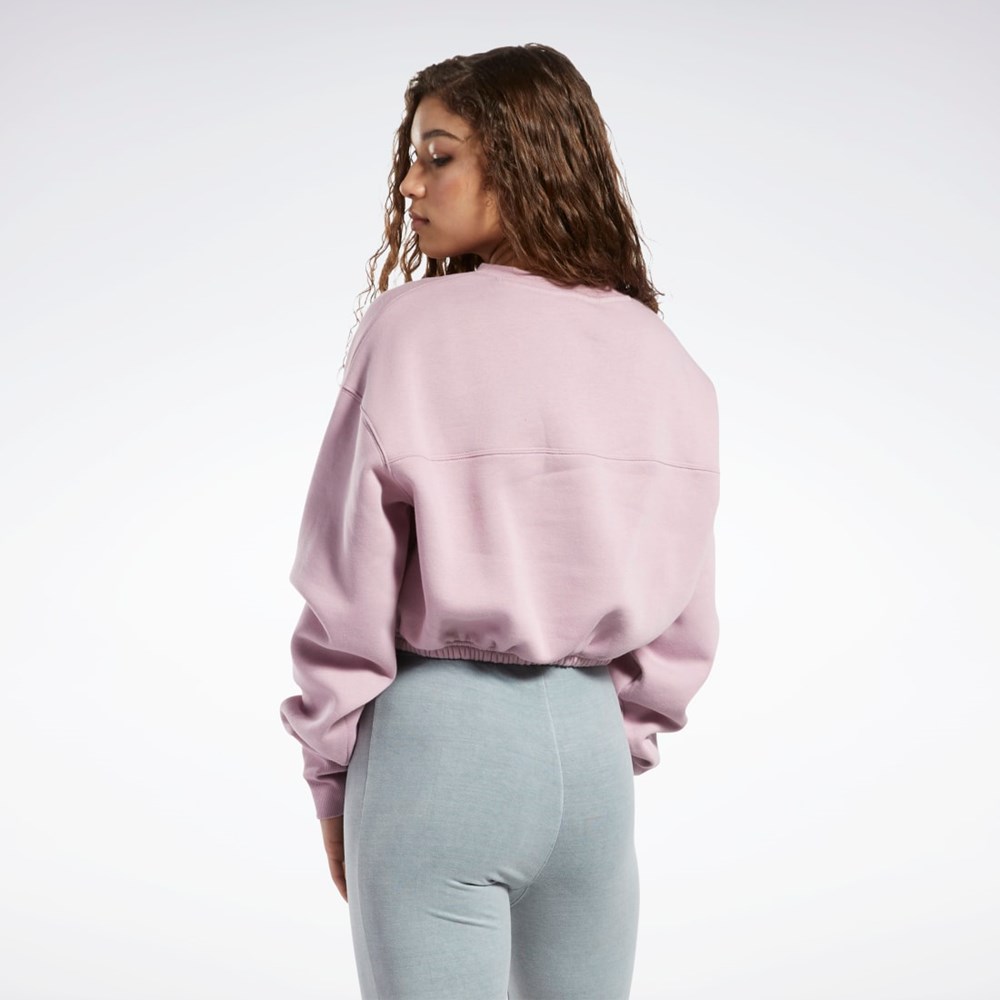 Reebok Classics Fleece Sweatshirt Infused Lilac | BPE718049