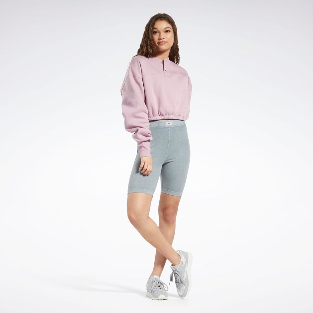 Reebok Classics Fleece Sweatshirt Infused Lilac | BPE718049