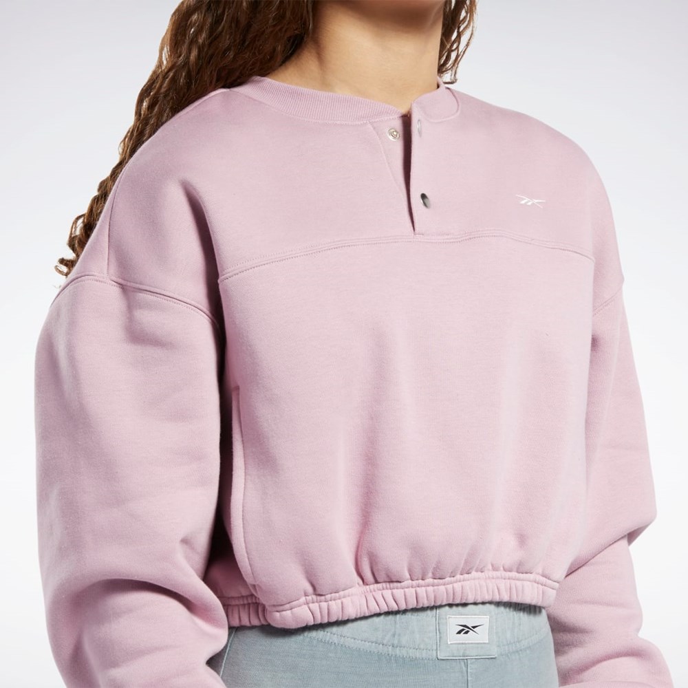 Reebok Classics Fleece Sweatshirt Infused Lilac | BPE718049