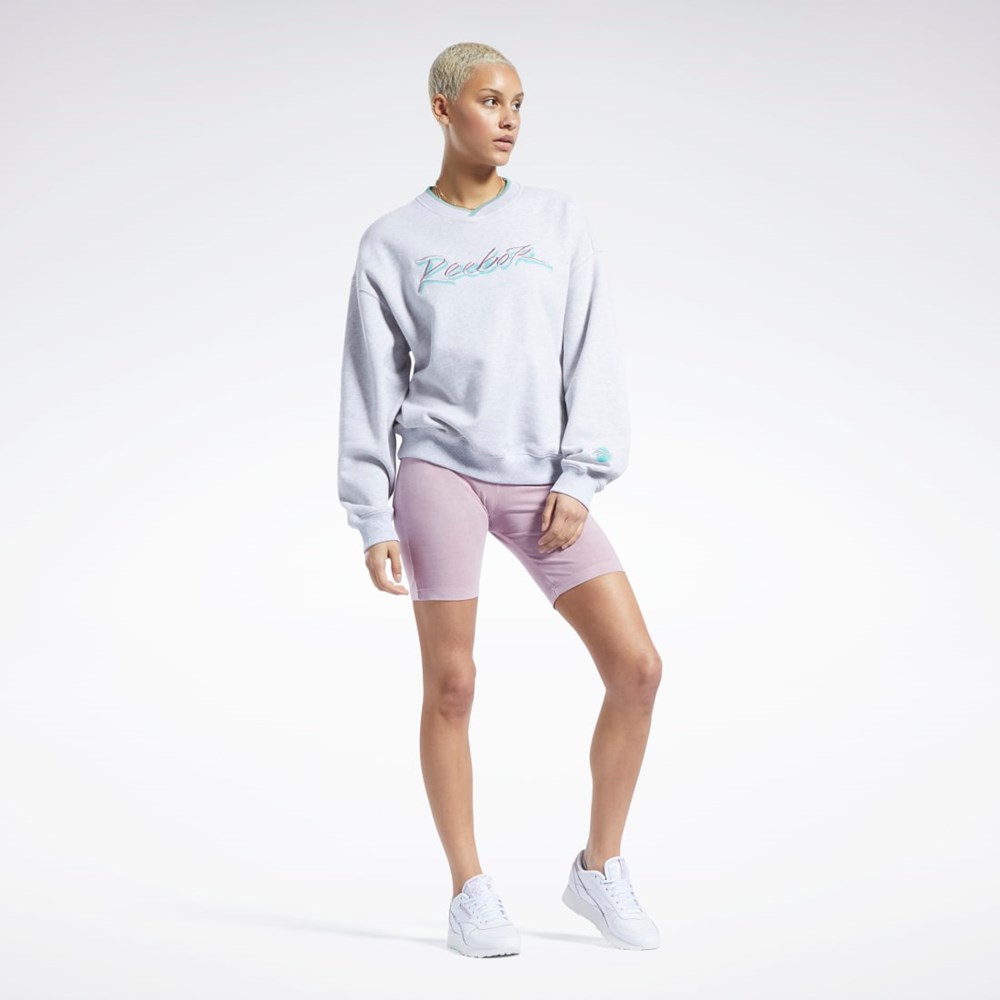 Reebok Classics Grafisk Sweatshirt Lysegrå | BHS854730