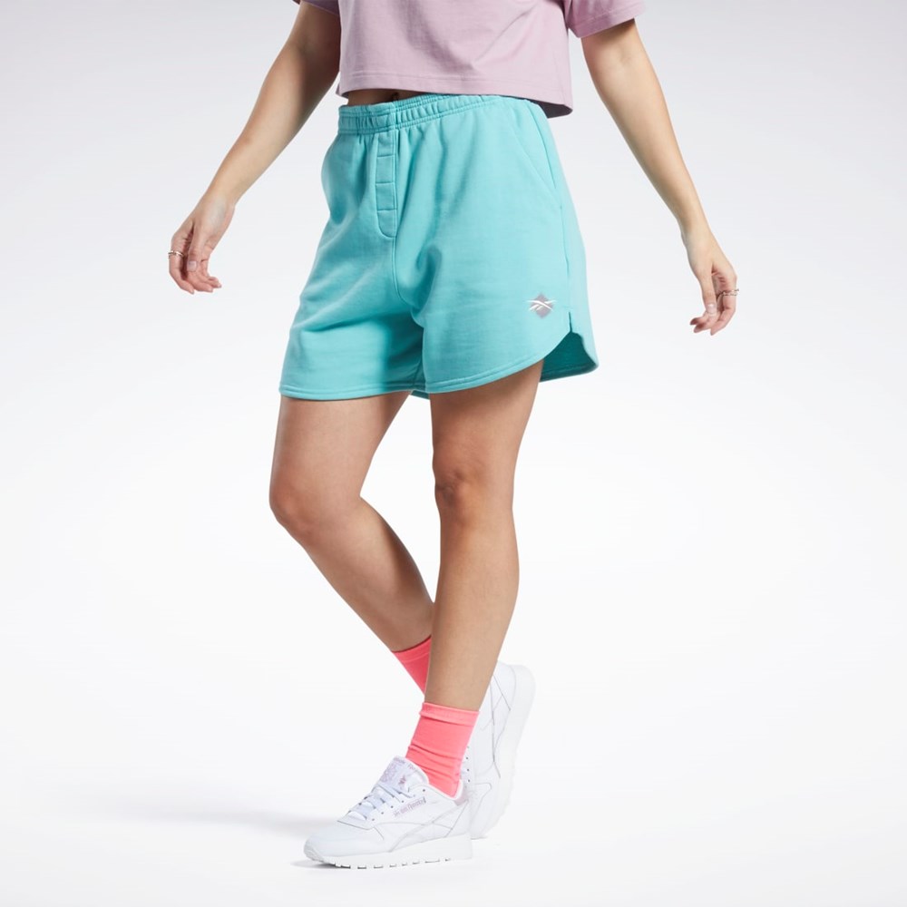 Reebok Classics Knit Shorts Semi Classic Teal | TGO630947