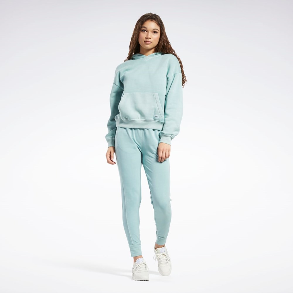 Reebok Classics Natural Dye Fleece Hoodie Grå | OEN748350