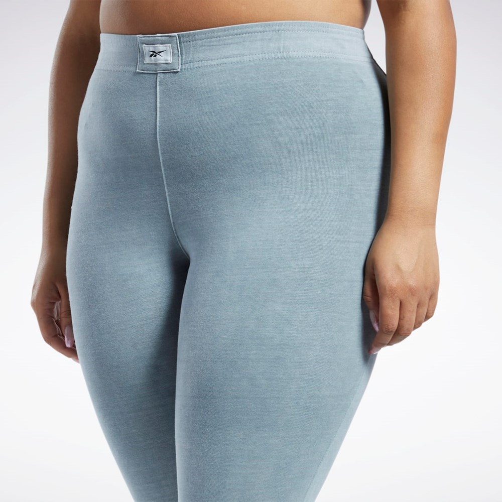 Reebok Classics Natural Dye Stirrup Leggings (Plus Size) Grå | QCA784916