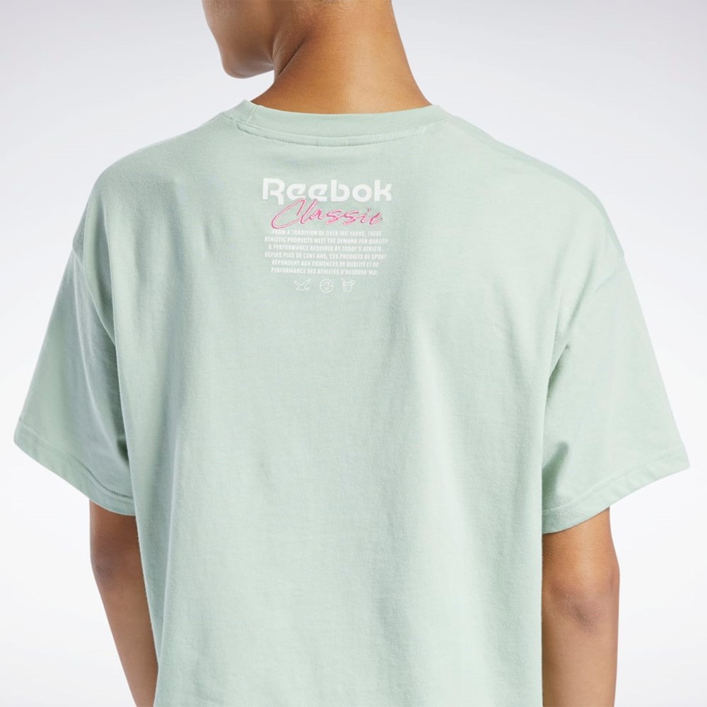 Reebok Classics Summer Grafisk T-Shirt Lyse | EKH637940