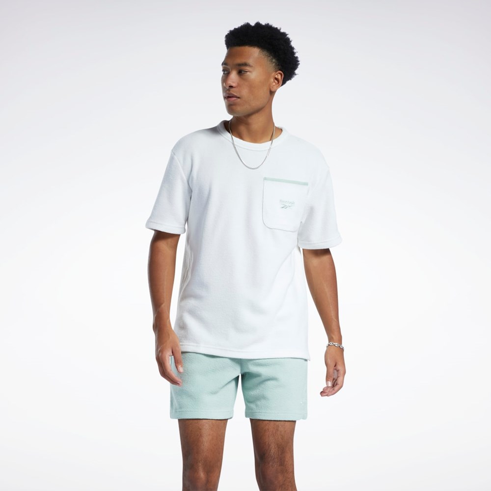 Reebok Classics Terry T-Shirt Chalk | IDW973805