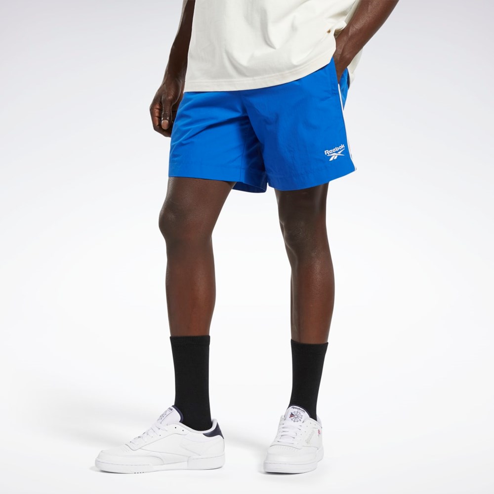 Reebok Classics Vector Shorts Blå | QXS156423