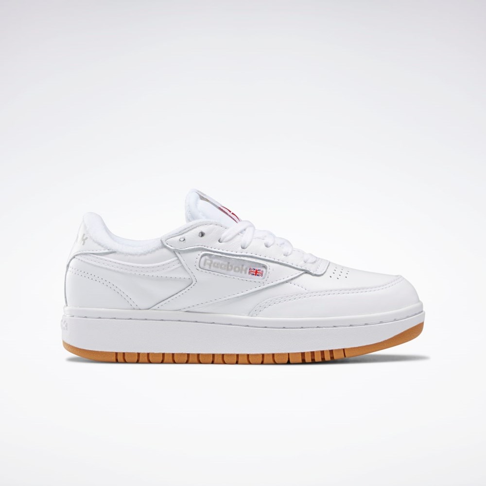 Reebok Club C Double Shoes Hvide Hvide | BIW851423