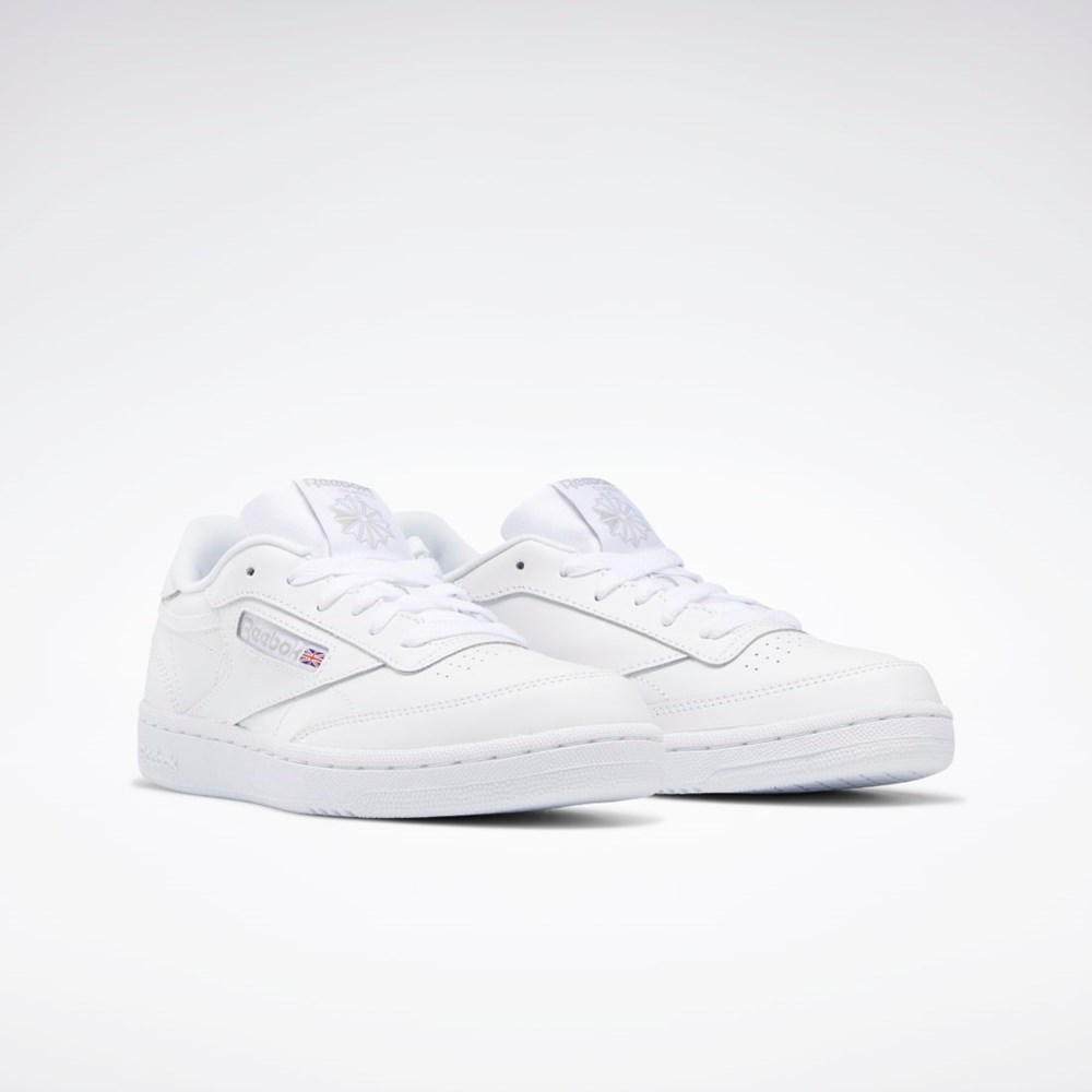 Reebok Club C Shoes - Grade School Hvide Grå | PIW912467