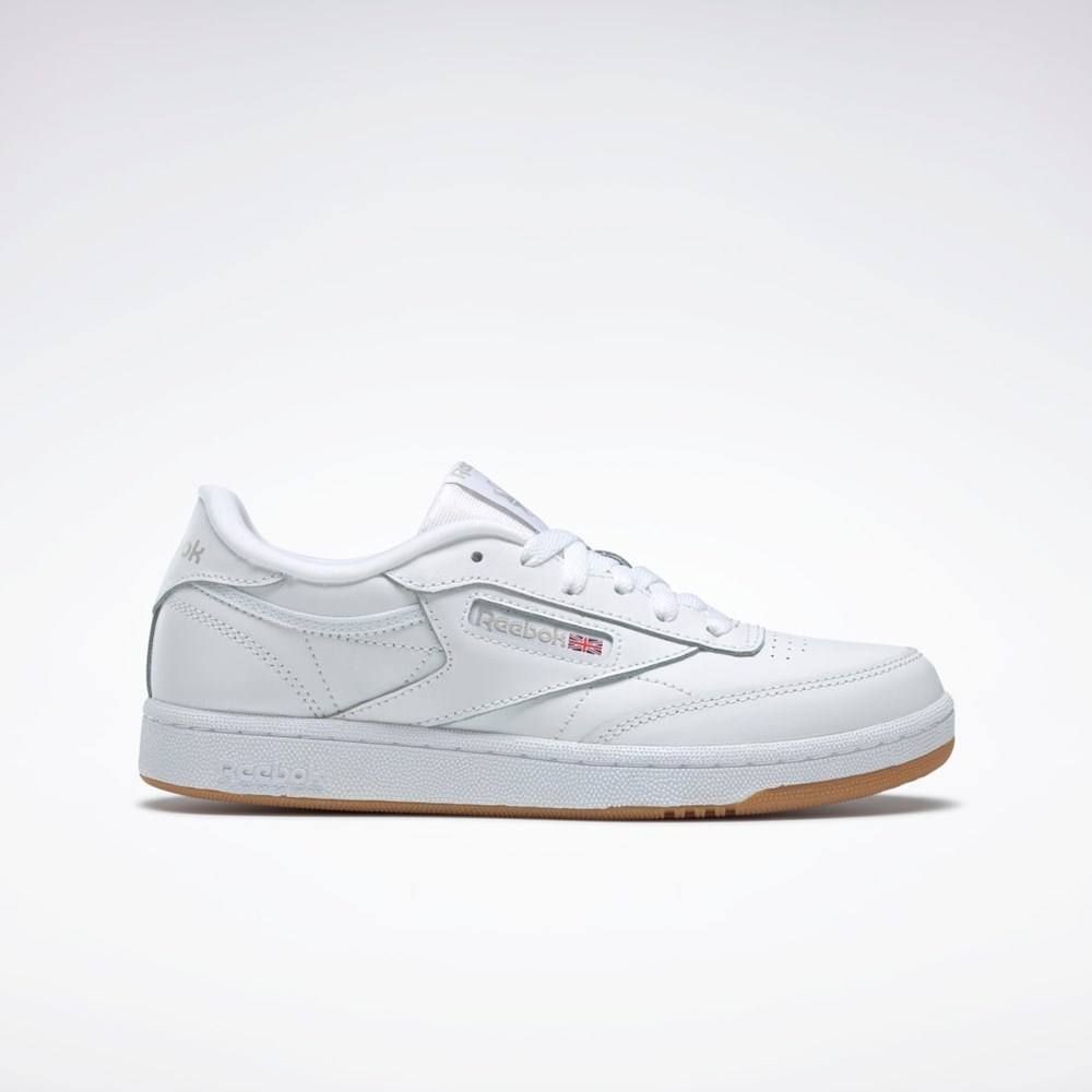 Reebok Club C Shoes - Grade School Hvide | ZCJ653279