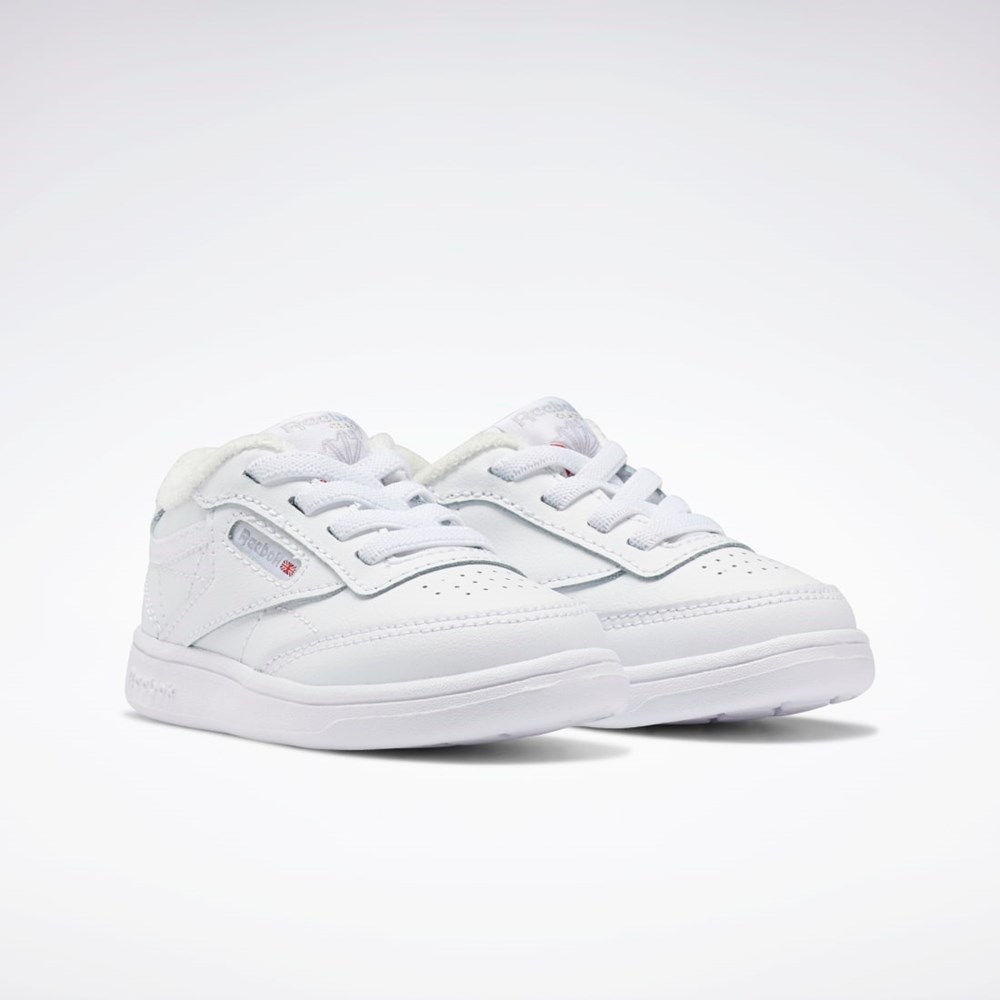 Reebok Club C Shoes - Toddler Hvide Hvide Hvide | BTD438096