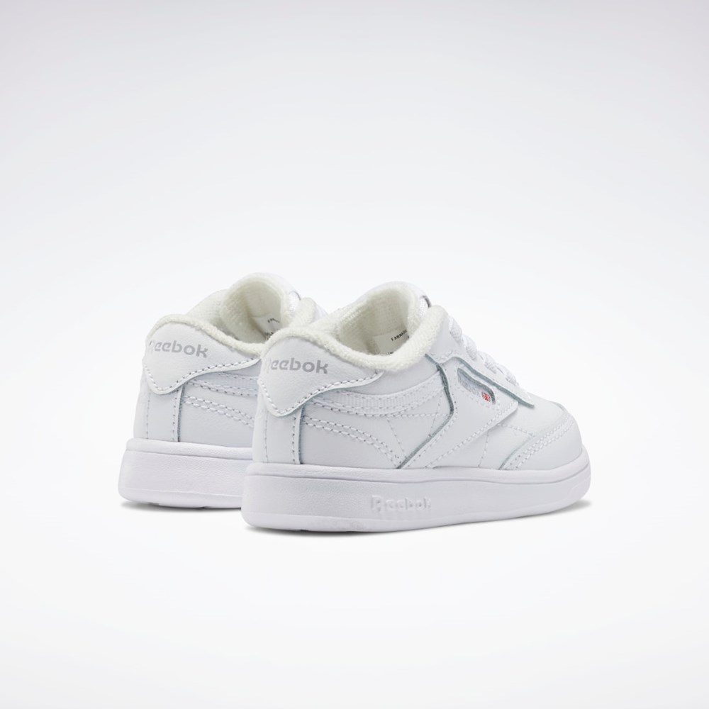 Reebok Club C Shoes - Toddler Hvide Hvide Hvide | BTD438096