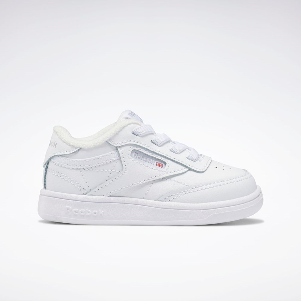 Reebok Club C Shoes - Toddler Hvide Hvide Hvide | BTD438096