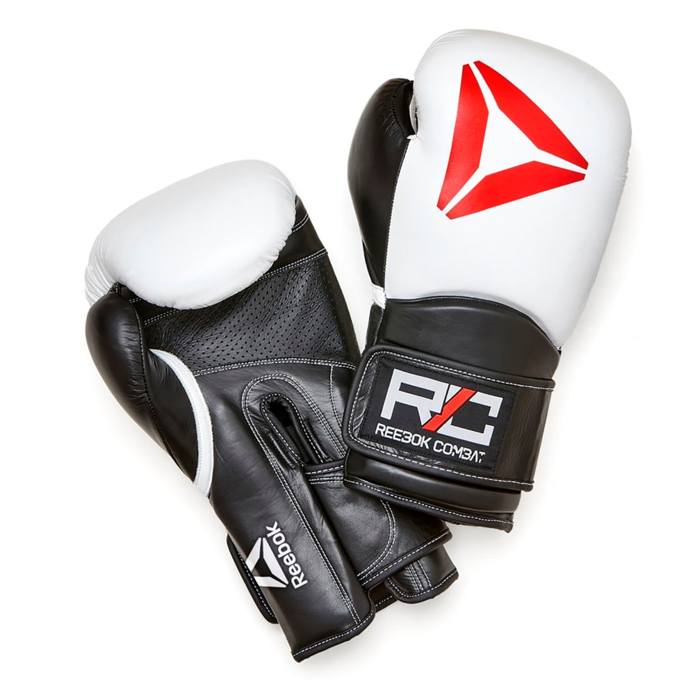 Reebok Combat Leather Glove White Hvide | HOJ842307