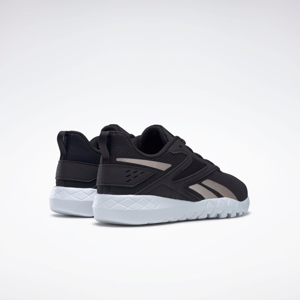 Reebok Flexagon Energy 4 Trænings Shoes Sort Hvide Lyserød Guld | SUE135027