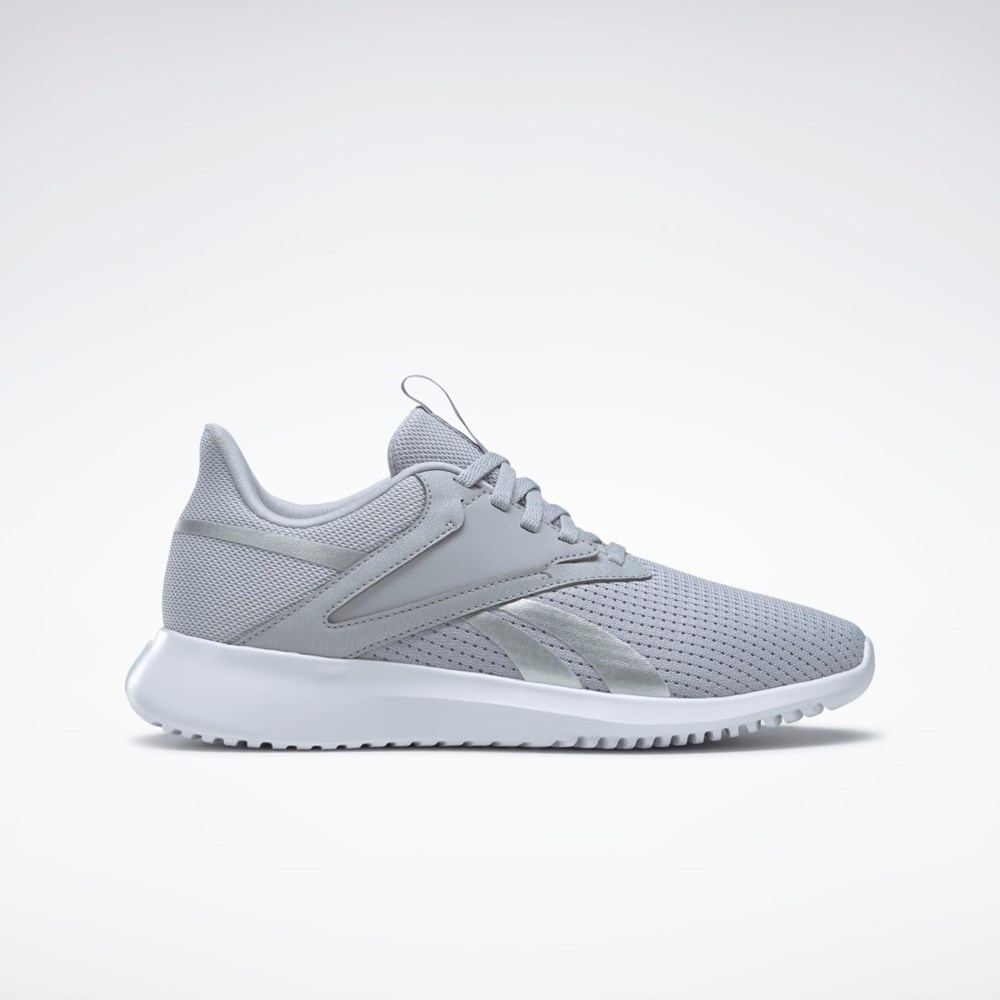 Reebok Fluxlite Trænings Shoes Grå Sølv Hvide | DLU781593