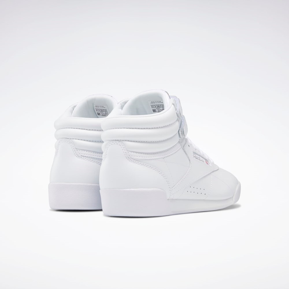 Reebok Freestyle Hi Shoes - Grade School Hvide | GDH745168