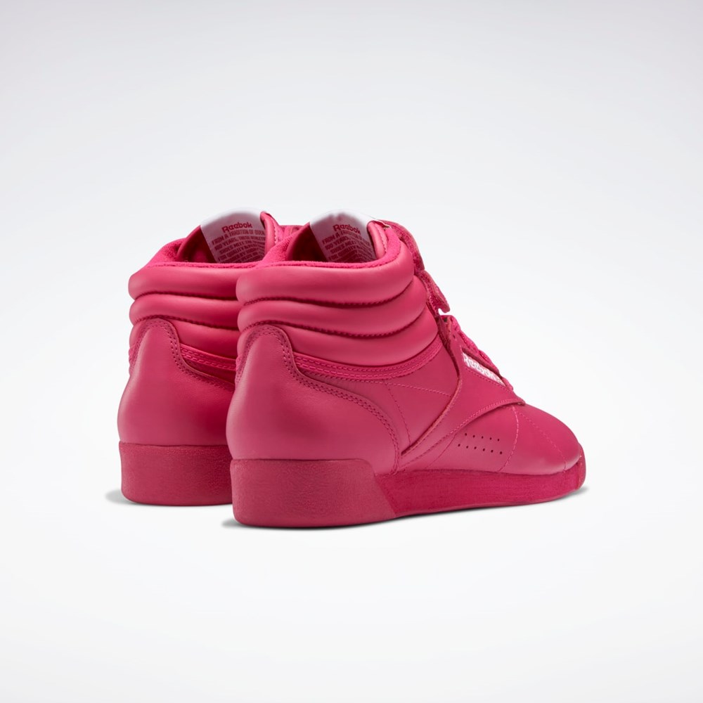 Reebok Freestyle Hi Shoes Lyserød Lyserød Hvide | YJH480961