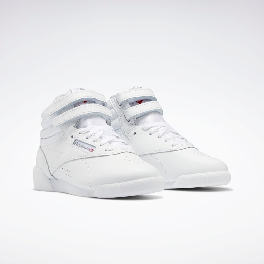 Reebok Freestyle Hi Shoes - Preschool Hvide Hvide Hvide | ZSM403572