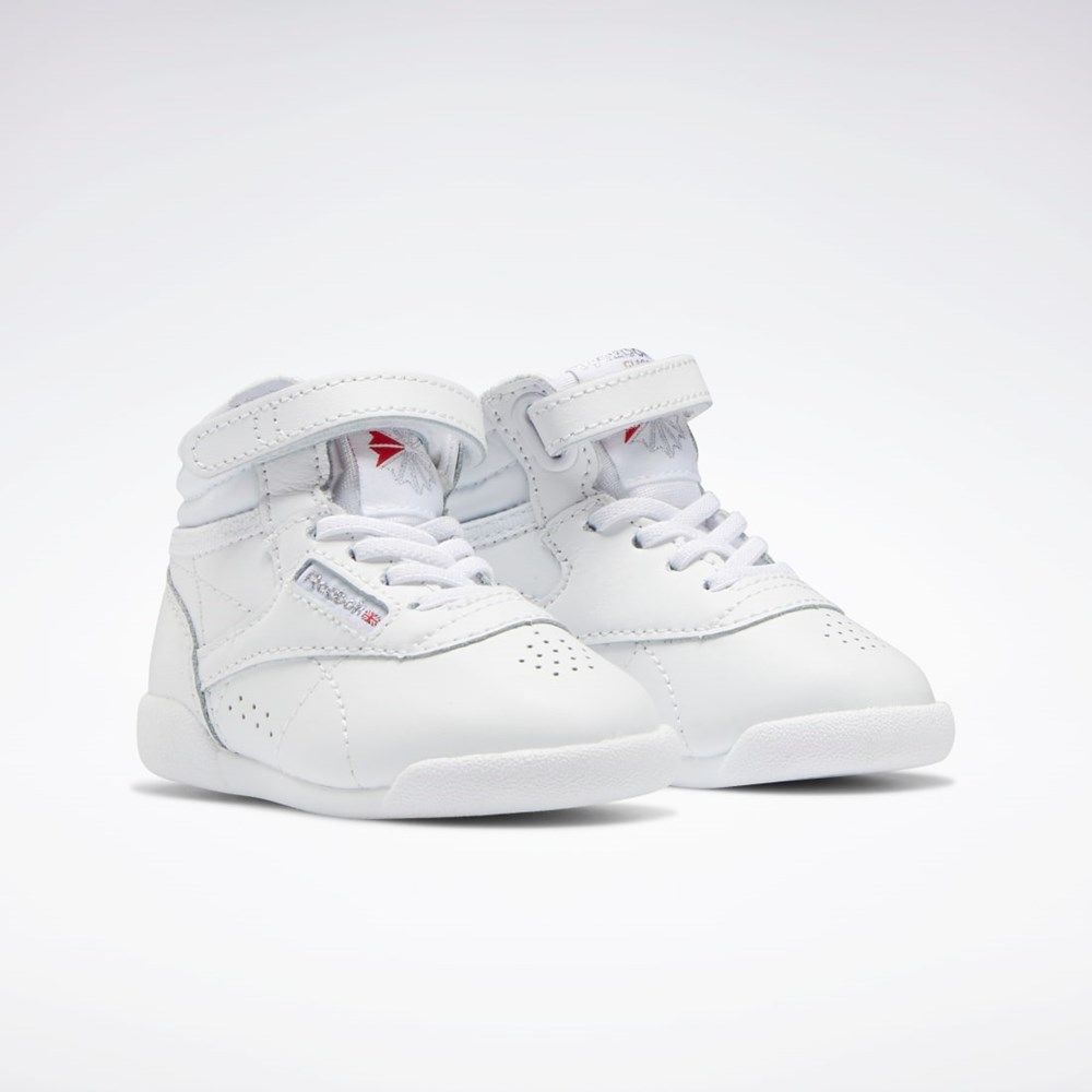 Reebok Freestyle Hi Shoes - Toddler Hvide Hvide Hvide | NQU159846