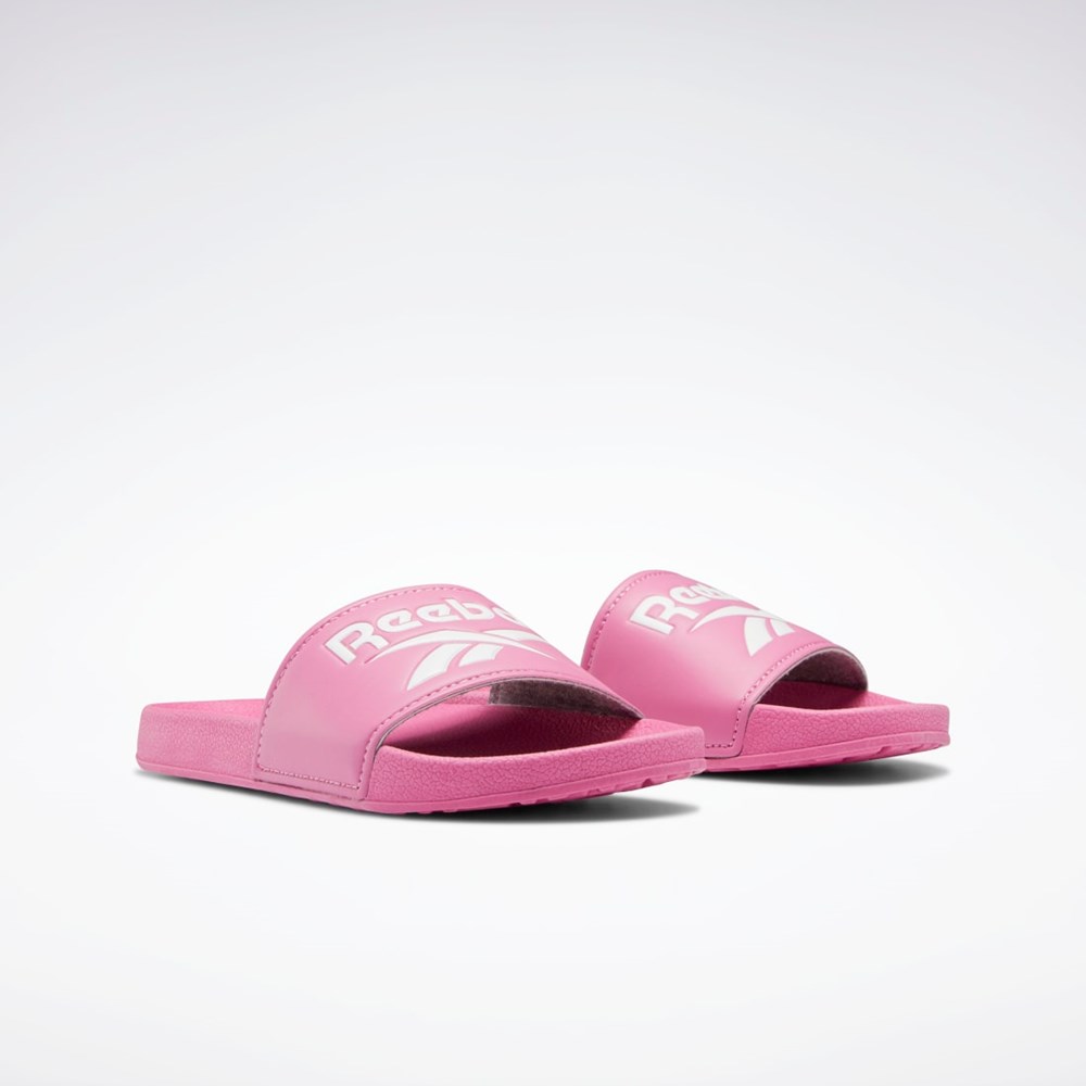 Reebok Fulgere Slides - Preschool Lyserød Lyserød Hvide | RDF095263