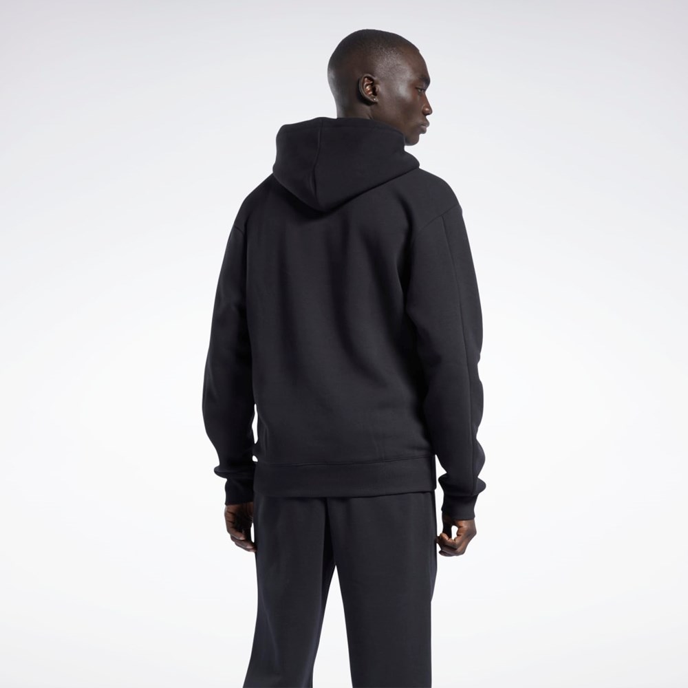 Reebok Iverson Basketball Fleece Hoodie Sort | ZGB169852