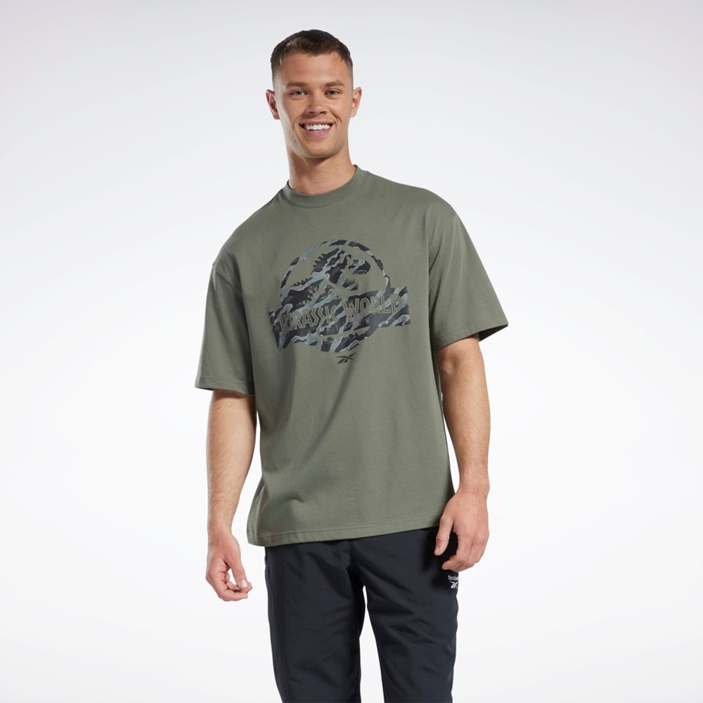 Reebok Jurassic World T-Shirt Grøn | NXB571028