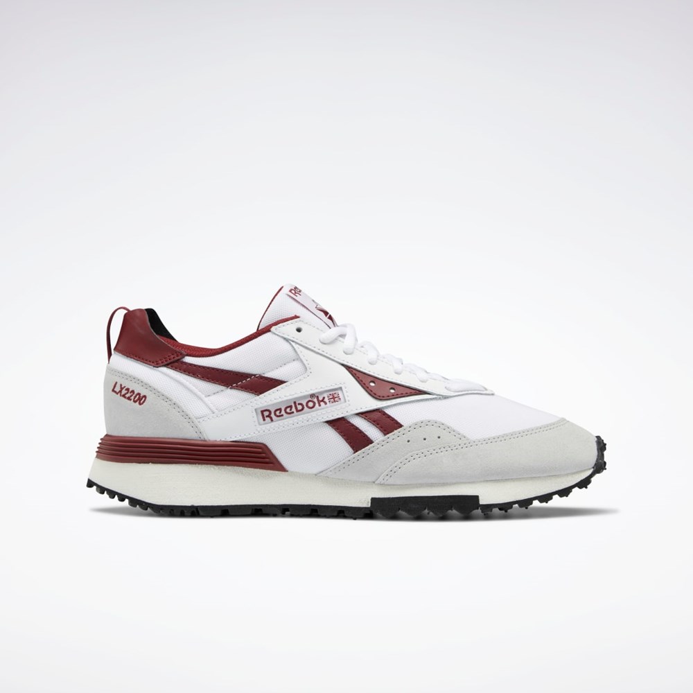 Reebok LX2200 Shoes Hvide Bordeaux Grå | QTA782019