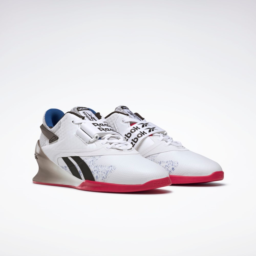 Reebok Legacy Lifter II Weightlifting Shoes Hvide Sort Rød | NRW504917