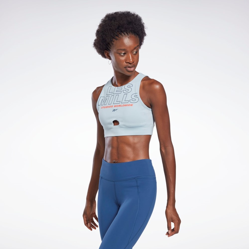 Reebok Les Mills® Beyond the Sweat Crop Top Grå | FHQ256890